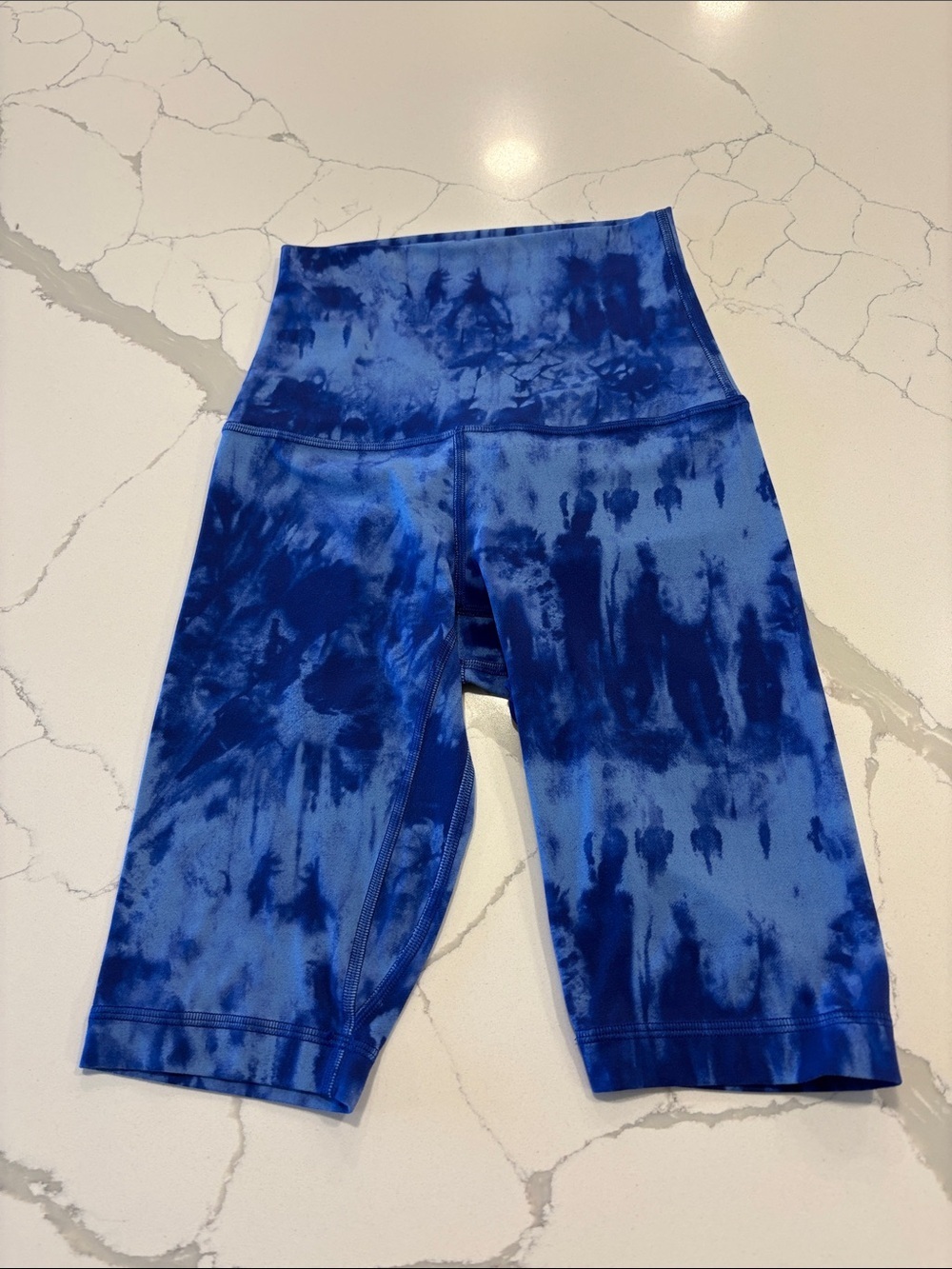 Lululemon Align Super High Rise Shorts 10” ~ 2 ~ Game Day Blue Multi